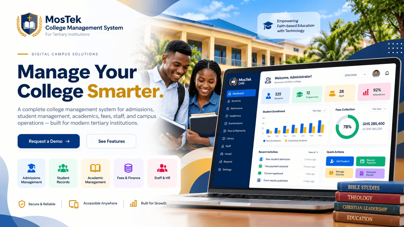 MosTek College MS — Admissions, academics, fees, staff and campus operations for colleges.